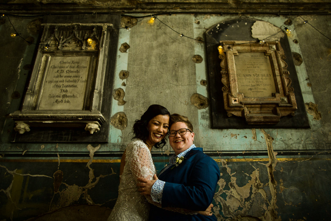 A Fun Filled Same Sex Wedding At The Asylum Chapel