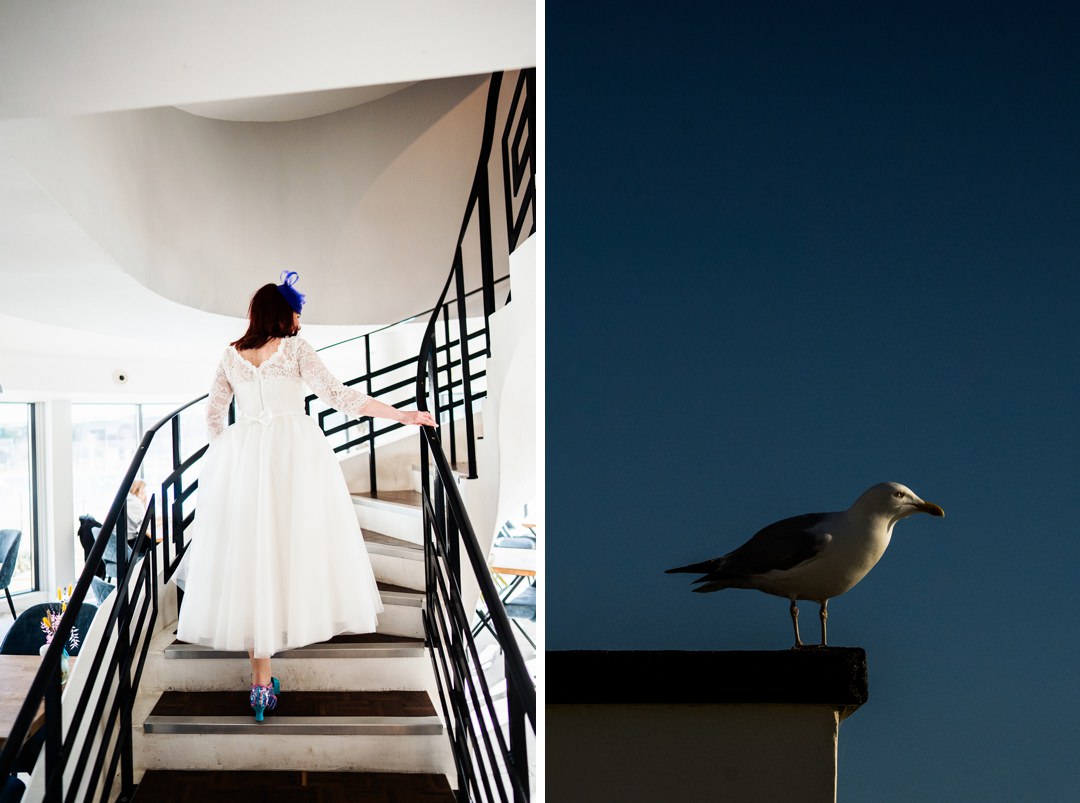 Saltdean Lido Satircase and Seabird