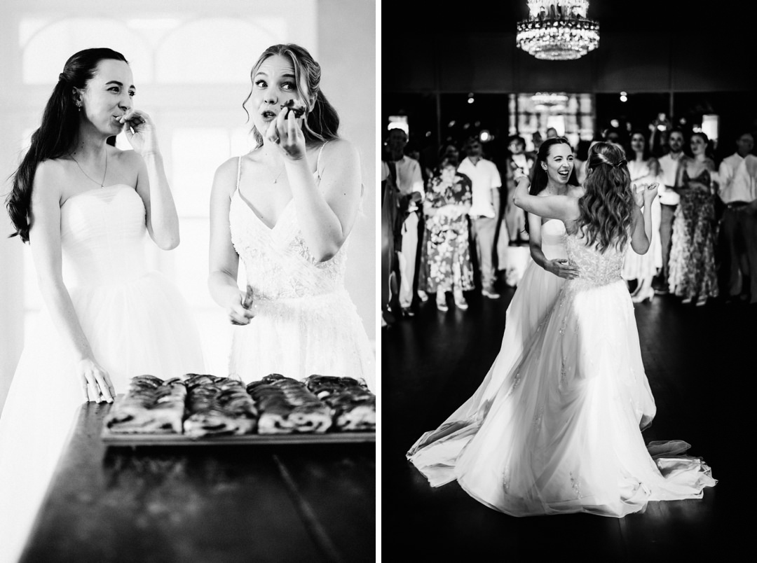 First dance at a wedding at Limekiln Sussex